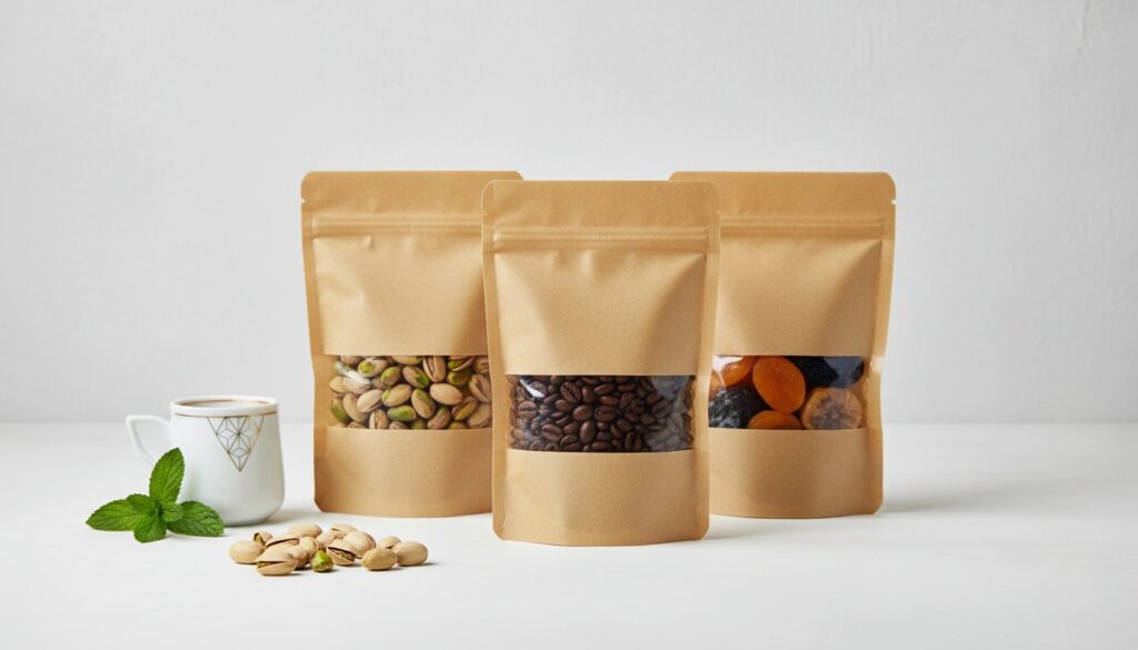 Pencereli Kraft Doypack: Ürün Görünürlüğü ve Tazelik Arasındaki Mükemmel Denge